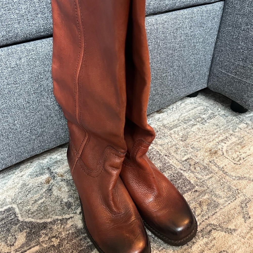 Lucky Brand Brown Leather Boots